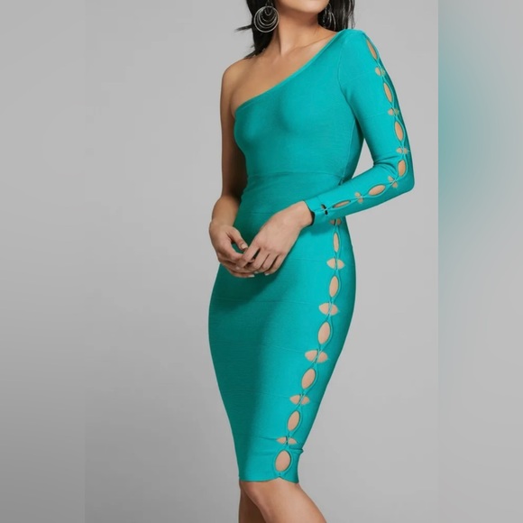 💄Meghan bandage dress by Marciano fuchsia - Picture 2 of 3